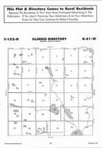 Illinois Township, Swan Lake, Rose Lake, Directory Map, Nelson County 2007